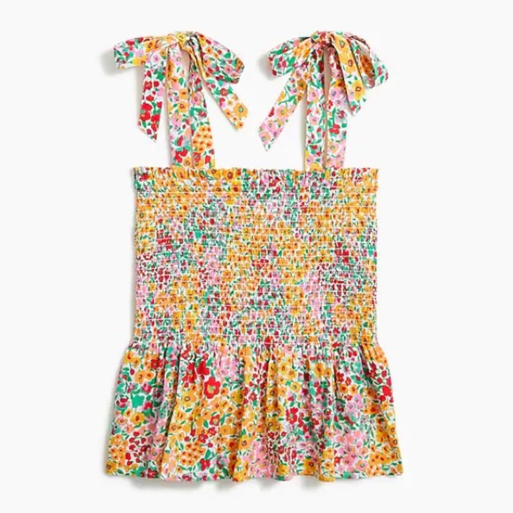 JCrew New smock toed shoulder tank